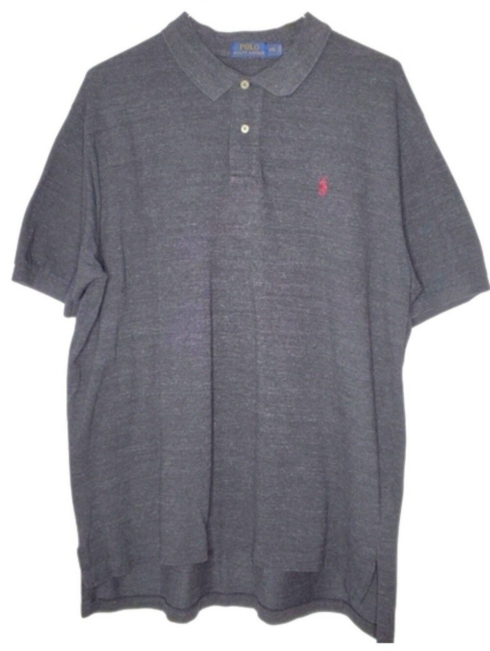 Polo Ralph Lauren Men's Charcoal Gray Polo Shirt XXL Classic Fit Cotton